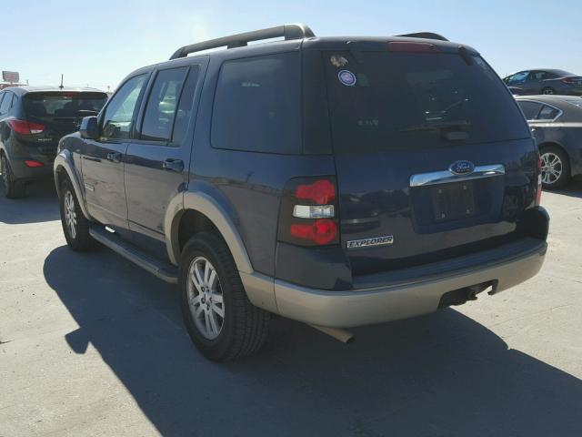 1FMEU64E18UA10670 - 2008 FORD EXPLORER E BLUE photo 3