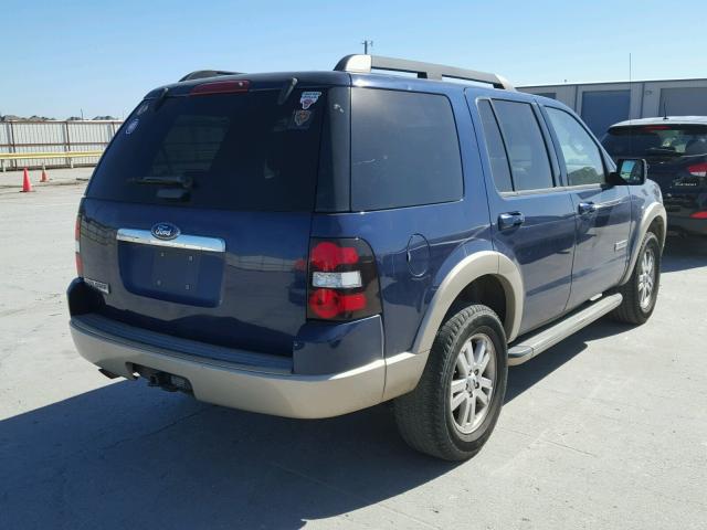 1FMEU64E18UA10670 - 2008 FORD EXPLORER E BLUE photo 4