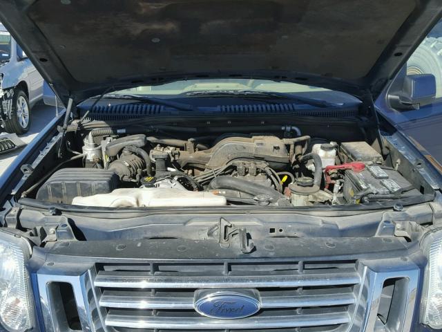 1FMEU64E18UA10670 - 2008 FORD EXPLORER E BLUE photo 7