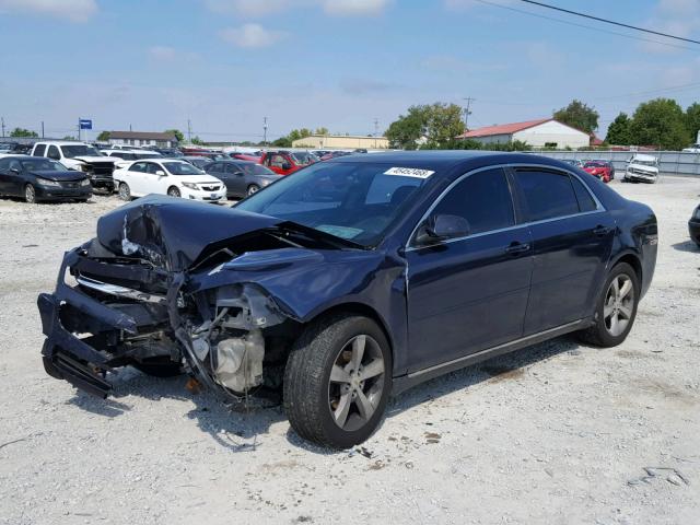 1G1ZC5E19BF108137 - 2011 CHEVROLET MALIBU 1LT BLUE photo 2