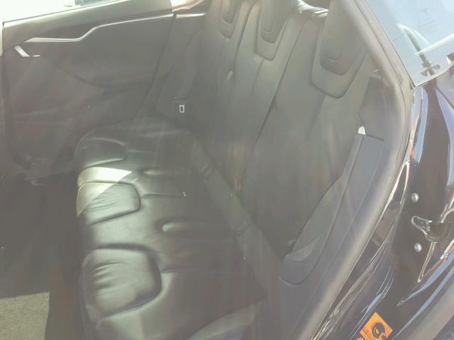 5YJSA1H15EFP44873 - 2014 TESLA MODEL S BLUE photo 6