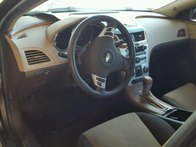 1G1ZC5E16BF398448 - 2011 CHEVROLET MALIBU 1LT BROWN photo 9