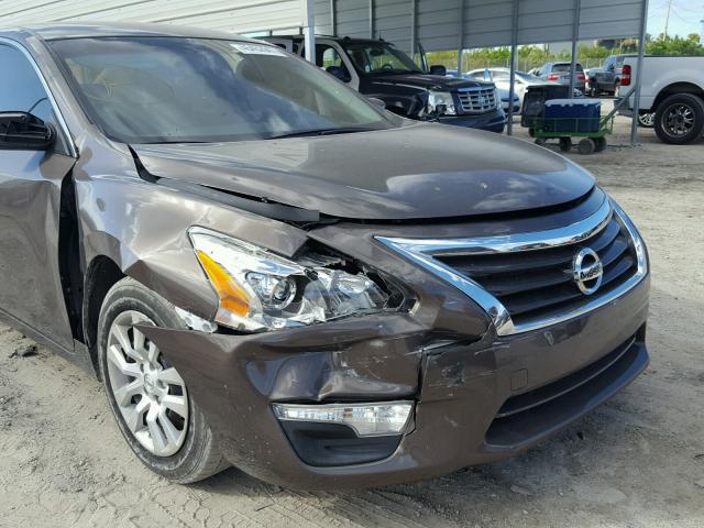 1N4AL3AP8FC414908 - 2015 NISSAN ALTIMA 2.5 BROWN photo 9