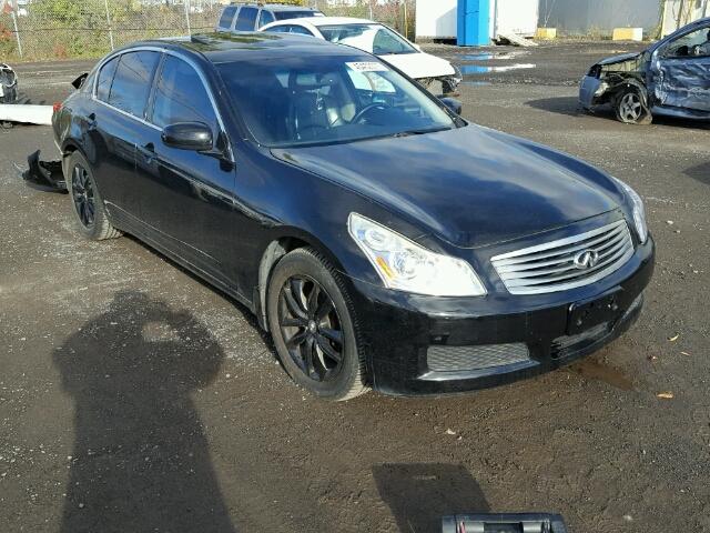 JNKBV61F17M820413 - 2007 INFINITI G35 BLACK photo 1