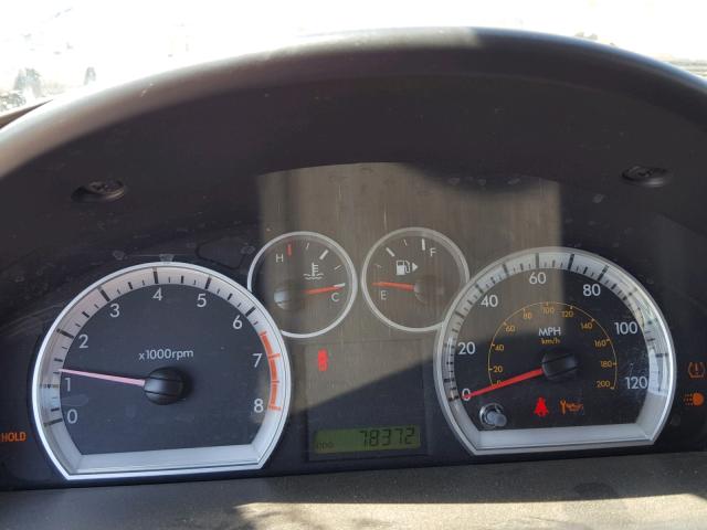 KL1TD66E09B318572 - 2009 CHEVROLET AVEO LS BLUE photo 8