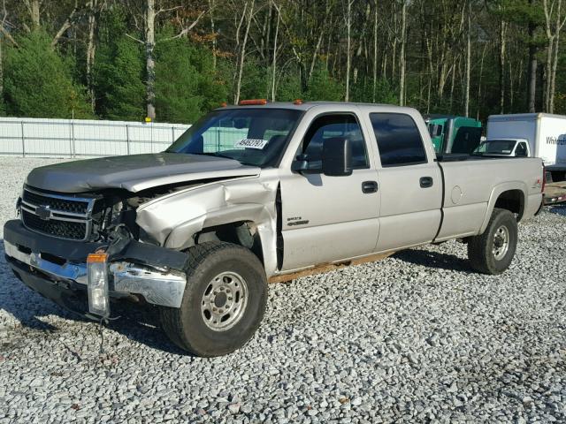 1GCHK33D57F143868 - 2007 CHEVROLET SILVERADO TAN photo 2