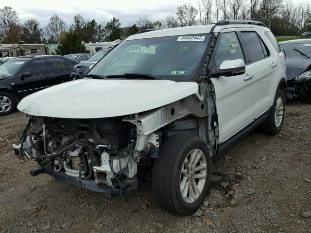 1FMHK8D81BGA24096 - 2011 FORD EXPLORER X WHITE photo 2