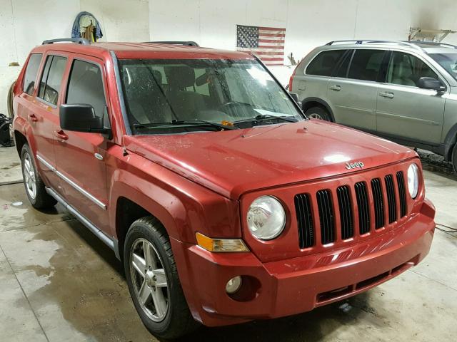 1J4NT1GB1AD666346 - 2010 JEEP PATRIOT SP RED photo 1