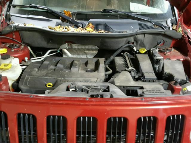 1J4NT1GB1AD666346 - 2010 JEEP PATRIOT SP RED photo 7