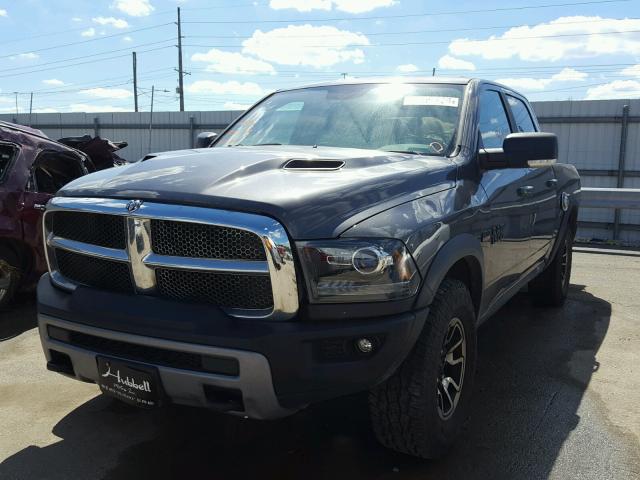 1C6RR7YT2GS289828 - 2016 RAM 1500 REBEL ნაცრისფერი ფოტო 2