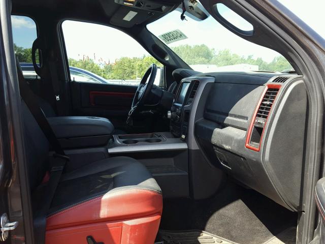 1C6RR7YT2GS289828 - 2016 RAM 1500 REBEL ნაცრისფერი ფოტო 5