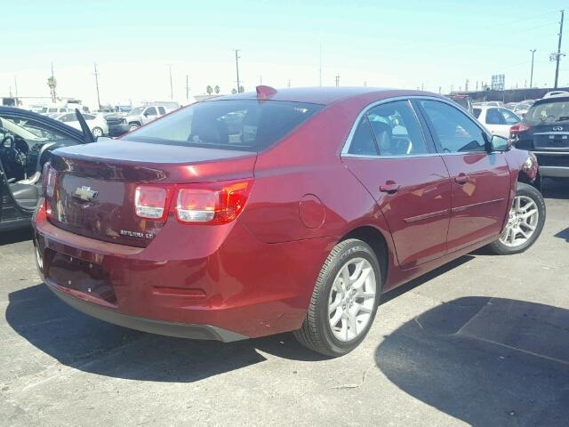 1G11C5SL1FF181172 - 2015 CHEVROLET MALIBU MAROON photo 4