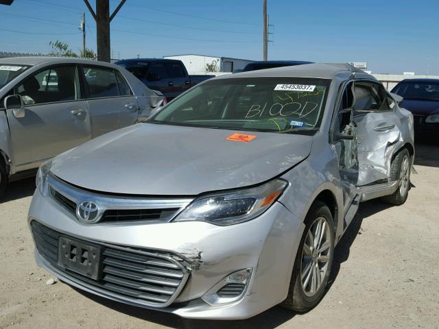 4T1BK1EB6EU095646 - 2014 TOYOTA AVALON BAS SILVER photo 2