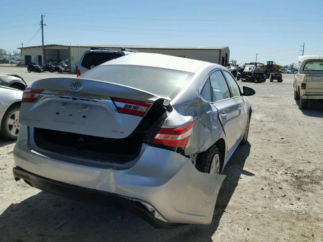 4T1BK1EB6EU095646 - 2014 TOYOTA AVALON BAS SILVER photo 4