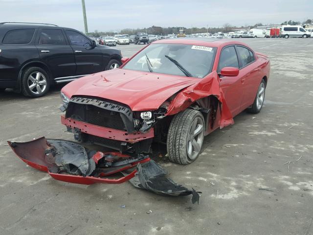 2B3CL5CT0BH571639 - 2011 DODGE CHARGER R/ RED photo 2