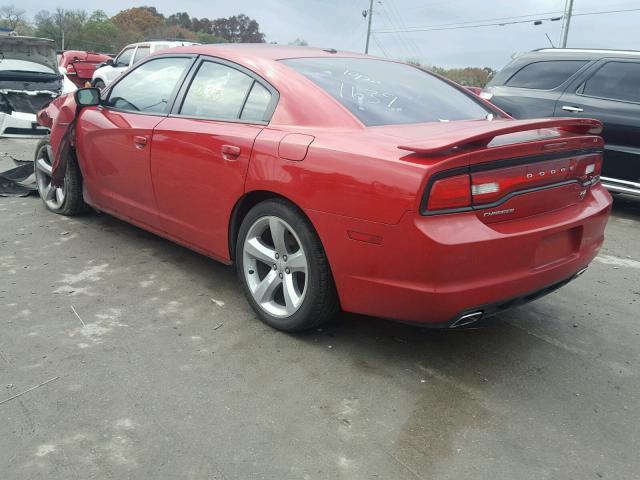 2B3CL5CT0BH571639 - 2011 DODGE CHARGER R/ RED photo 3