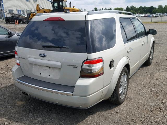 1FMDK06W58GA03286 - 2008 FORD TAURUS X L TAN photo 4