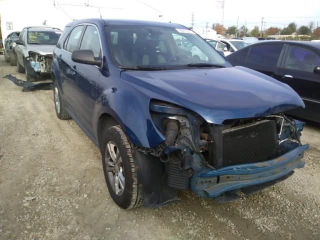 2CNFLCEW2A6235729 - 2010 CHEVROLET EQUINOX LS BLUE photo 1