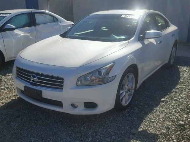 1N4AA51EX9C803926 - 2009 NISSAN MAXIMA S WHITE photo 2