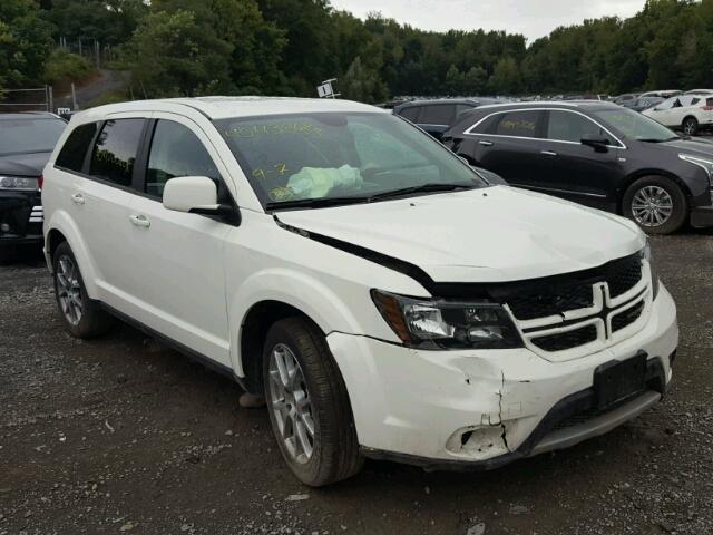 3C4PDCEG3JT363021 - 2018 DODGE JOURNEY GT WHITE photo 1