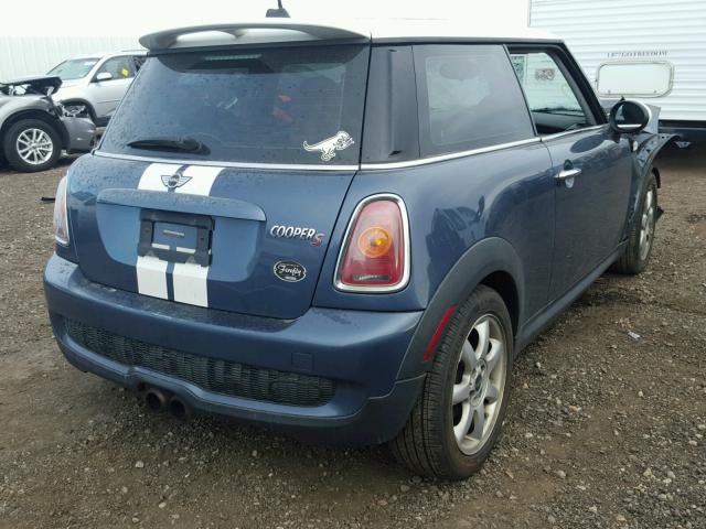 WMWMF73519TW84954 - 2009 MINI COOPER BLUE photo 4