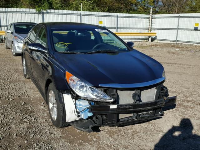 5NPEB4AC3EH853826 - 2014 HYUNDAI SONATA GLS BLUE photo 1