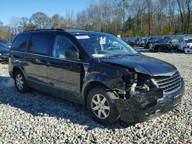 2A8HR54PX8R639834 - 2008 CHRYSLER TOWN & COU BLACK photo 1