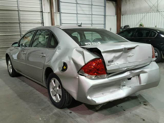 2G1WT58K889142269 - 2008 CHEVROLET IMPALA LT SILVER photo 3