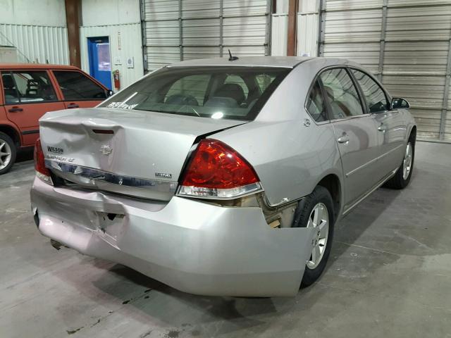 2G1WT58K889142269 - 2008 CHEVROLET IMPALA LT SILVER photo 4