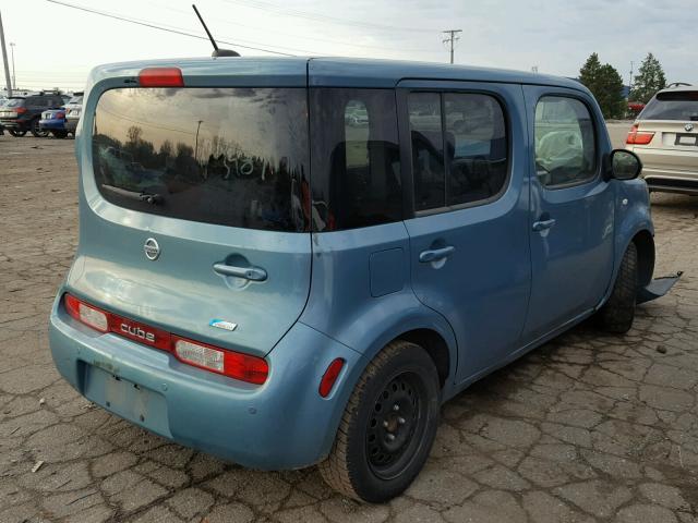 JN8AZ28R09T113987 - 2009 NISSAN CUBE BLUE photo 4