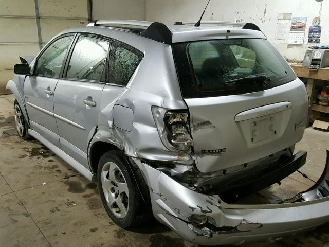 5Y2SL65846Z400617 - 2006 PONTIAC VIBE SILVER photo 3