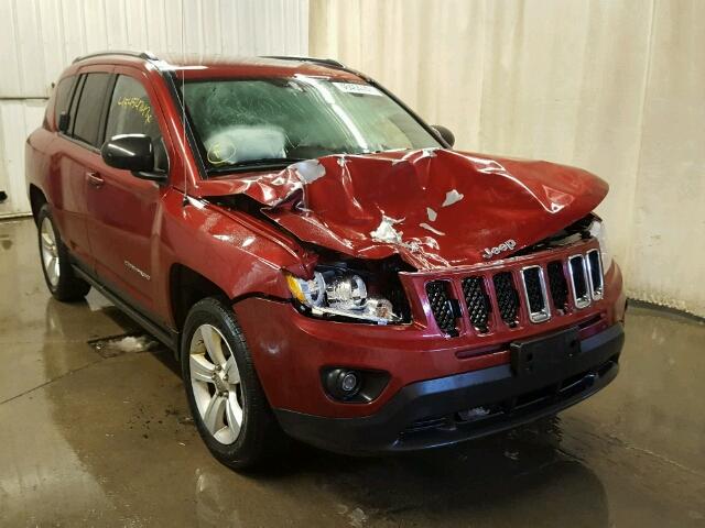 1C4NJDBB3CD553294 - 2012 JEEP COMPASS SP RED photo 1