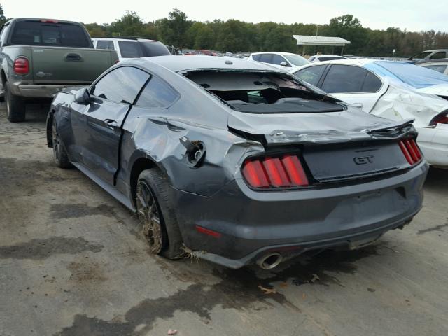 1FA6P8CF8G5259245 - 2016 FORD MUSTANG GT GRAY photo 3