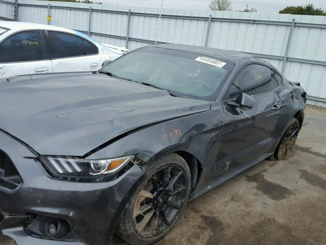 1FA6P8CF8G5259245 - 2016 FORD MUSTANG GT GRAY photo 9