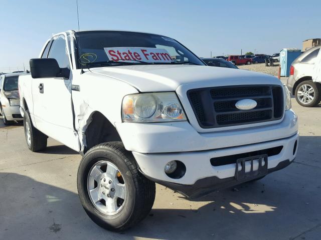 1FTRX12W36KD69202 - 2006 FORD F150 WHITE photo 1