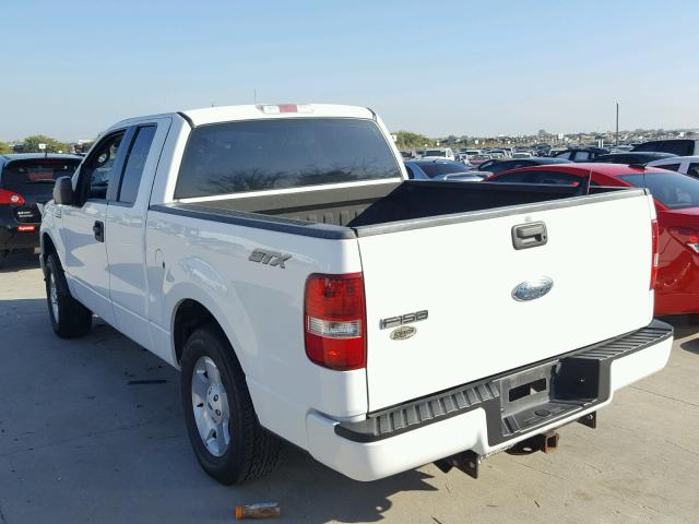 1FTRX12W36KD69202 - 2006 FORD F150 WHITE photo 3