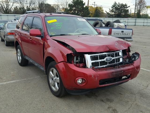 1FMCU04779KA35639 - 2009 FORD ESCAPE BURGUNDY photo 1