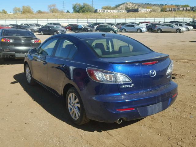 JM1BL1W70D1762108 - 2013 MAZDA 3 I BLUE photo 3