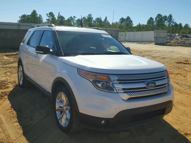 1FM5K7D89FGA46883 - 2015 FORD EXPLORER X WHITE photo 1