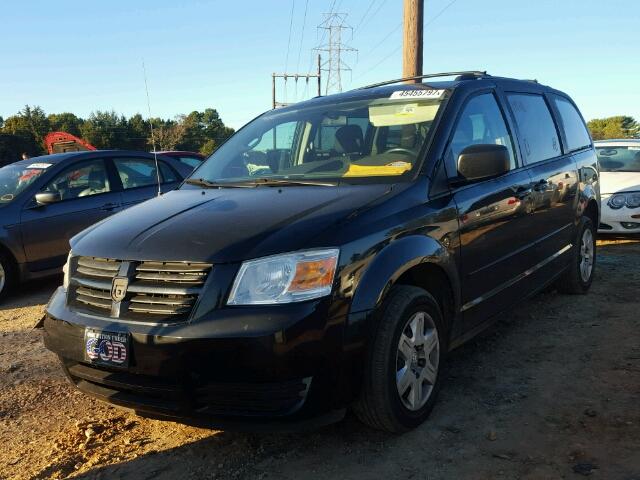 2D4RN4DE0AR364497 - 2010 DODGE GRAND CARA BLACK photo 2