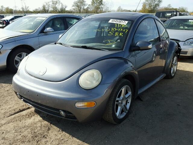 3VWCD31C05M418216 - 2005 VOLKSWAGEN NEW BEETLE GRAY photo 2