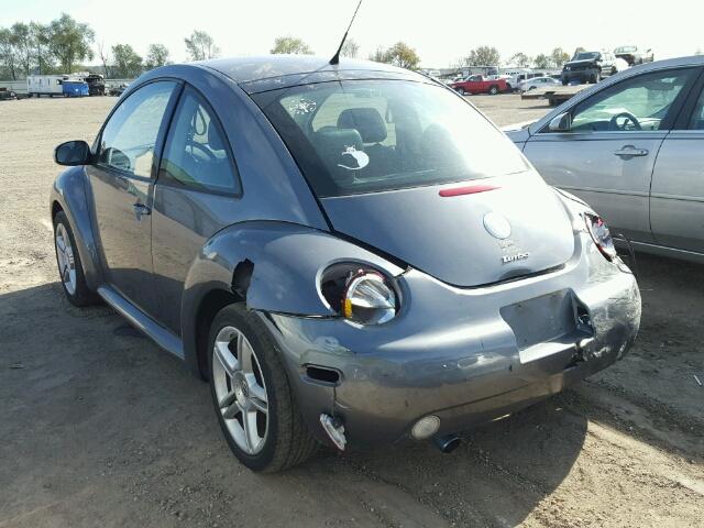 3VWCD31C05M418216 - 2005 VOLKSWAGEN NEW BEETLE 灰色 照片 3