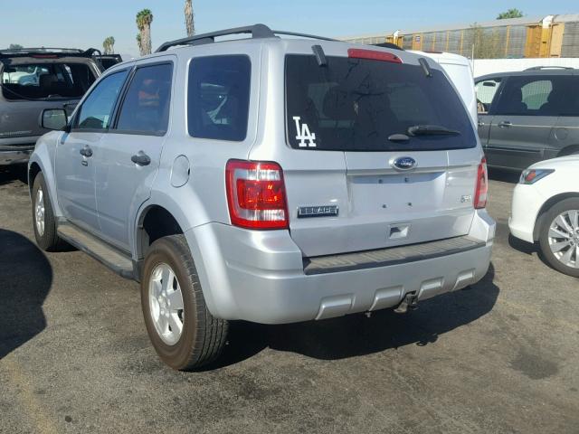 1FMCU0DG9CKA67550 - 2012 FORD ESCAPE XLT SILVER photo 3