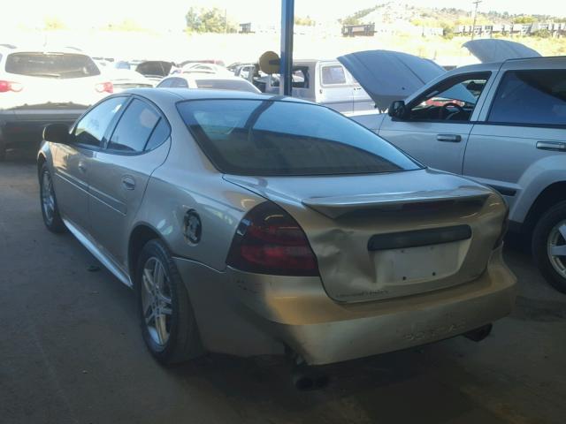 2G2WR524051327544 - 2005 PONTIAC GRAND PRIX ოქროსფერი ფოტო 3