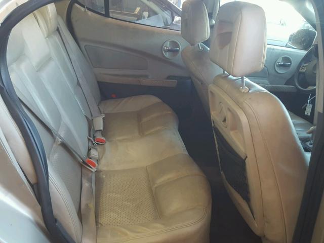 2G2WR524051327544 - 2005 PONTIAC GRAND PRIX ოქროსფერი ფოტო 6