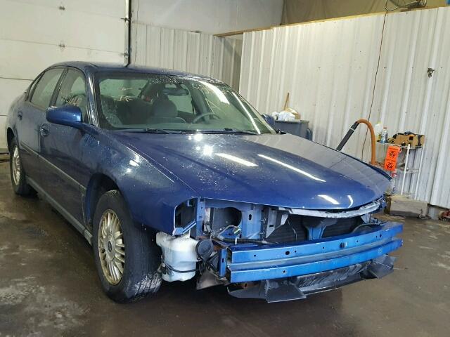 2G1WF52E049214019 - 2004 CHEVROLET IMPALA BLUE photo 1