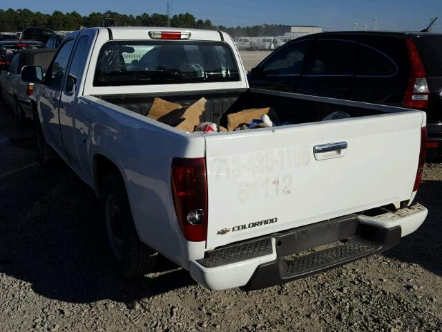 1GCESBF93C8161112 - 2012 CHEVROLET COLORADO WHITE photo 3