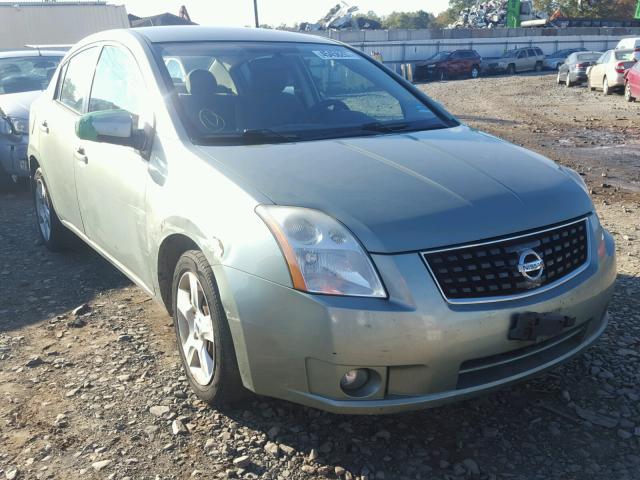 3N1AB61E08L759471 - 2008 NISSAN SENTRA GREEN photo 1