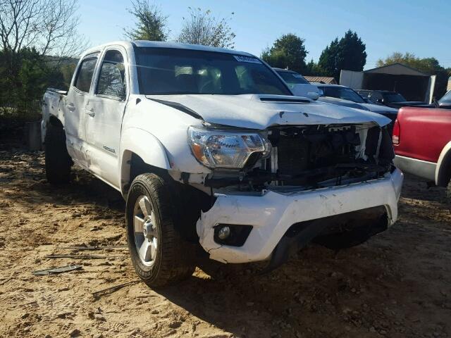 5TFLU4EN4FX137424 - 2015 TOYOTA TACOMA DOU WHITE photo 9