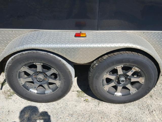 5KGBAAM27F1013847 - 2015 UTILITY TRAILER BLACK photo 9